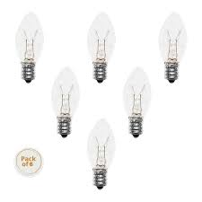 Shop Himalayan Glow Salt Lamps Bulbs 40 W 6 Pcs Overstock 23462600
