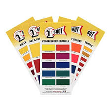 Buy One Shot Paint Let Chart Lettering Color Chart Online At