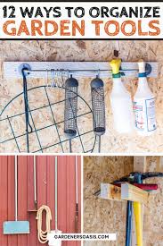 12 Garden Tool Storage Ideas How To