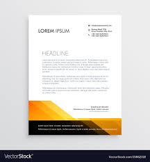 black letterhead template design