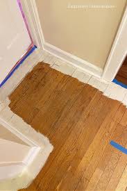 how to paint an old wood floor