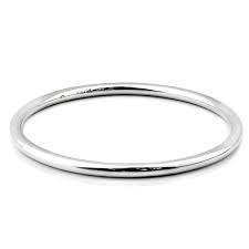 Explore classic and modern tiffany bracelets for every occasion. Sterling Silver Solid Round Golf Bangle 6mm 64mm Catanach S Jewellers