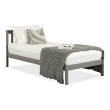Lucine Pine Bed Frame Single Grey