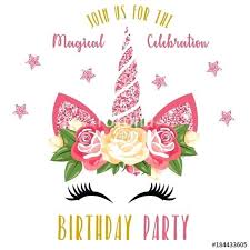 Unicorn Birthday Invitations Free Cafe322 Com