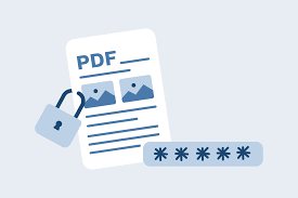 how to add a pword to a pdf file to