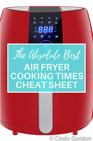 air fryer cooking times able