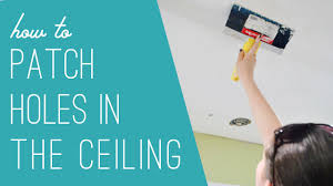 how to patch and kle ceiling holes