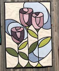 Stained Glass Tulips Wall Hanging Pdf