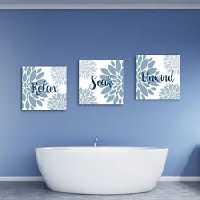 • #hashtagdecor later modern modular bathroom design ideas 2020. Relax Soak And Unwind Canvas Wall Art Bathroom Decor
