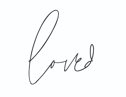 how to write loved in cursive font 3