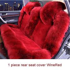 Buy Wool Car Rear Seat Cover Winter
