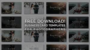 free photographer business card