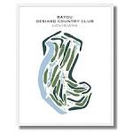 Buy the best printed golf course Bayou Desiard Country Club ...