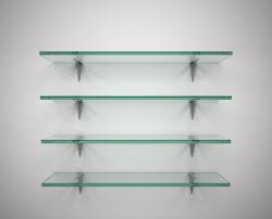 Custom Cut Glass Giovani Glass Shelves