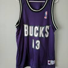 Orange?) tape including going through league approval, so any potential color change in all, the bucks have worn 20 different jerseys. Glenn Robinson Retro Champion Milwaukee Bucks Jersey Depop