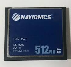 Navionics Chart Card Usa East Cf 16xg Version 01 19 512mb