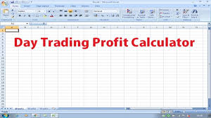 day trading profit calculator in excel