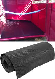 This is why rubber flooring is also great for livestock trailers. Ribbed Rubber Trailer Mat 36 X 22 Surehoof Enclosed Trailer Parts 3622rm Enclosed Trailers Trailer Organization Trailer Accessories