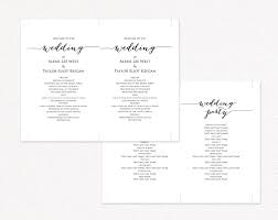 Wedding Program Templates Wedding Templates And Printables