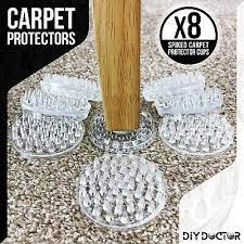 furniture castor cups x8 carpet floor