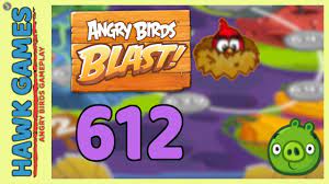 Angry Birds Blast Level 612 Hard - 3 Stars Walkthrough, No Boosters -  YouTube