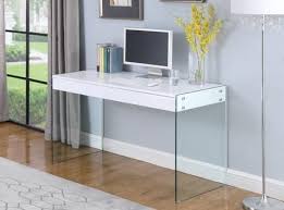 6903 Dsk Contemporary Glass Desk With