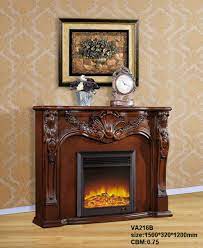 China Marble Electric Fireplace Indoor