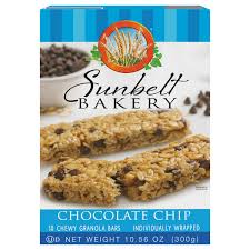 sunbelt bakery chewy granola bars