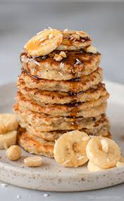 healthy banana oatmeal pancakes quick