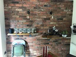 Brick Slip Kitchen Wall Project