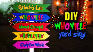 diy the grinch whoville yard sign