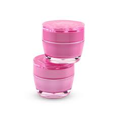 supply mj019 pink acrylic cosmetic jars