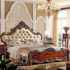 Us 888 0 European Style Luxury King Size Wooden Bedroom Furniture Classic Bed In Bedroom Sets From Furniture On Aliexpress