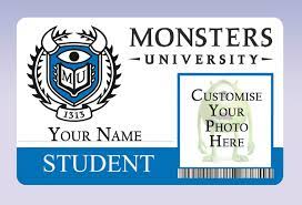 student id badge card customisable