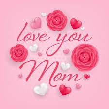 flowers on pink background mothers day