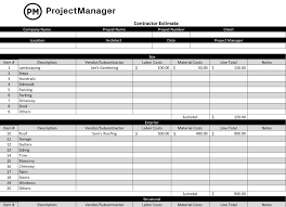11 free excel construction templates