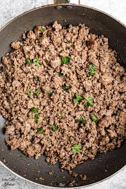 how to cook ground beef low carb africa