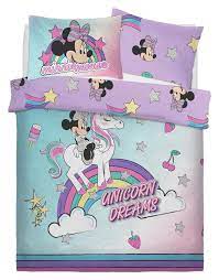 minnie mouse unicorn bedding