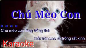 karaoke Chú Mèo Con - Nhạc Thiếu Nhi - YouTube