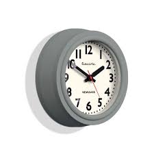 Telectric Wall Clock Clockwork Grey