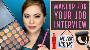 how to do your job interview makeup
