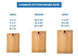 cutting board sizes dimensions guide