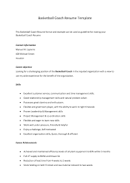 Coaching Resume Templates Best Cover Letter