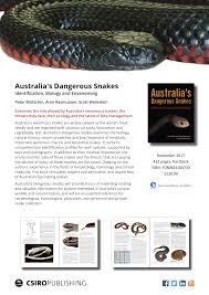 Pdf Australias Dangerous Snakes Identification Biology