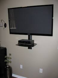 Tv Wall Mount With Shelf For Cable Box