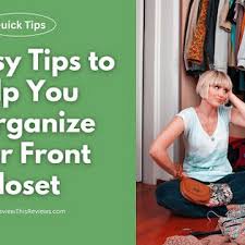 tips for a tidy front hall closet