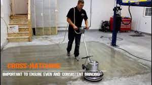 how to diamond grind a concrete floor