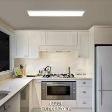 Great pricing with equal quality. Hampton Bay 48 In X 12 In Low Profile Selectable Led Flush Mount Ceiling Flat Panel Brushed Nickel Rectangle 4000 Lumens Dimmable 54325111 The Home Depot In 2021 Flush Mount Kitchen