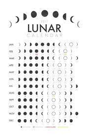 Printable Moon Phase Calendar Best 25 Calendar Ideas On