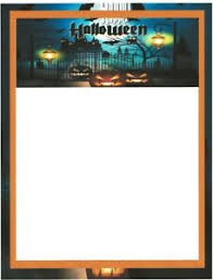 Details About Happy Halloween Stationery Printer Paper 51 Sheets